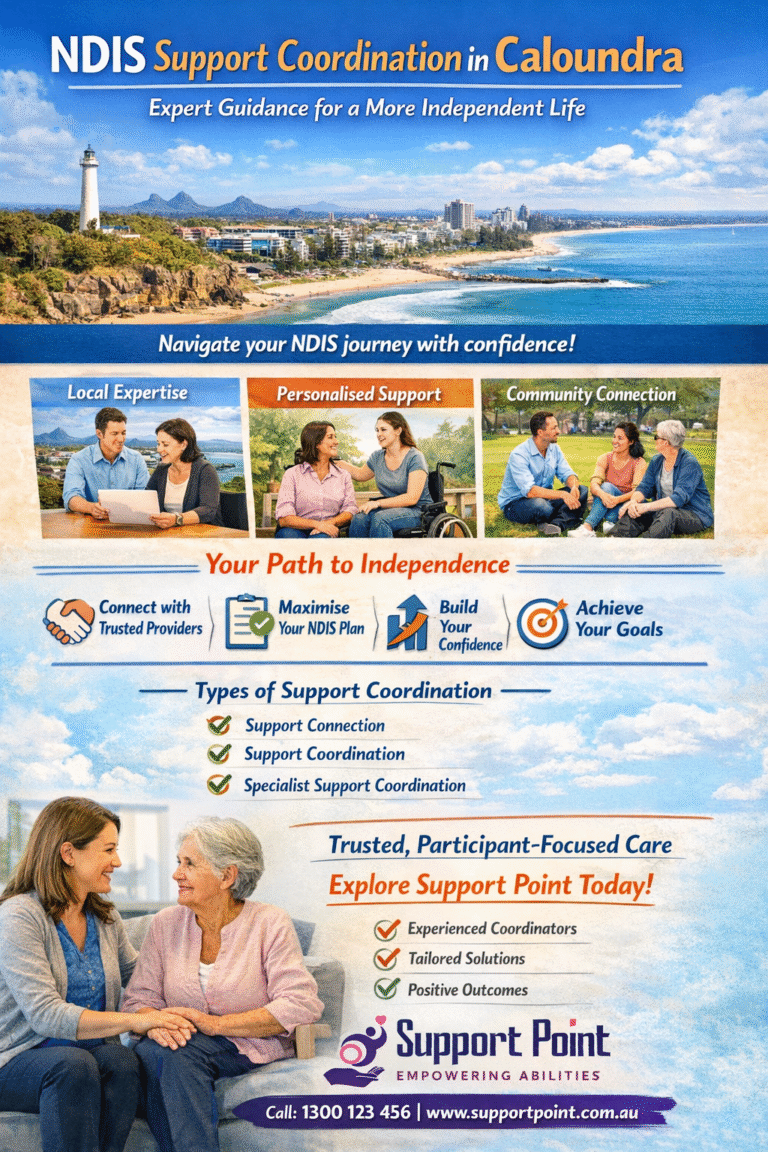 supportpoint | Top-rated NDIS Support Coordination in Caloundra: Expert Guidance for a More Independent Life